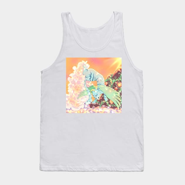 Blue winged tiger at the beach Tank Top by XoXy24